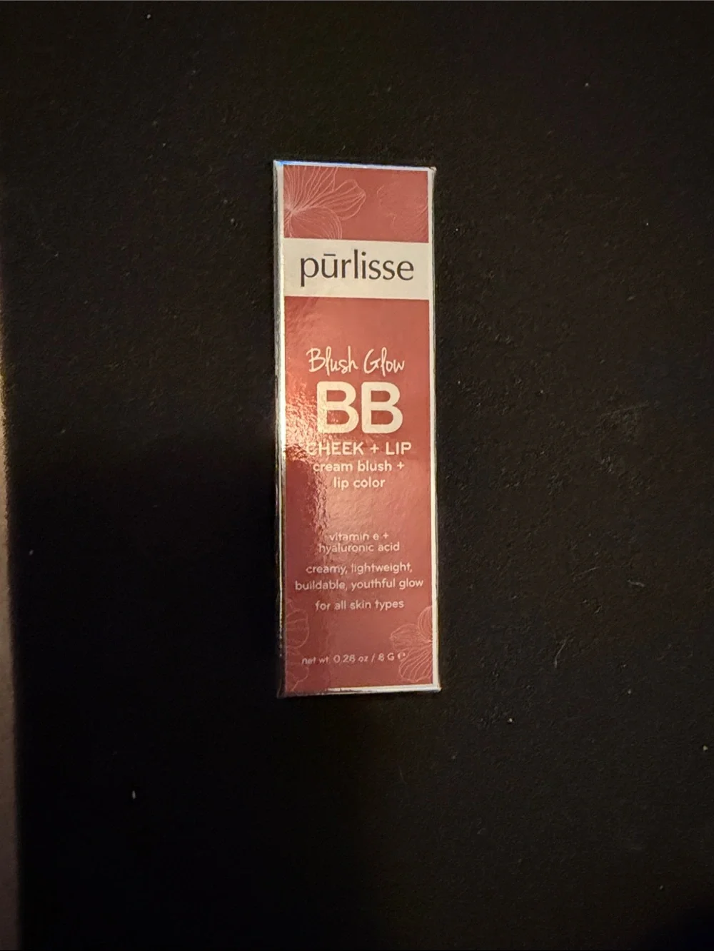 purlisse Blush Glow BB Cheek + Lip Cream Blush (Nude Sugar) NEW